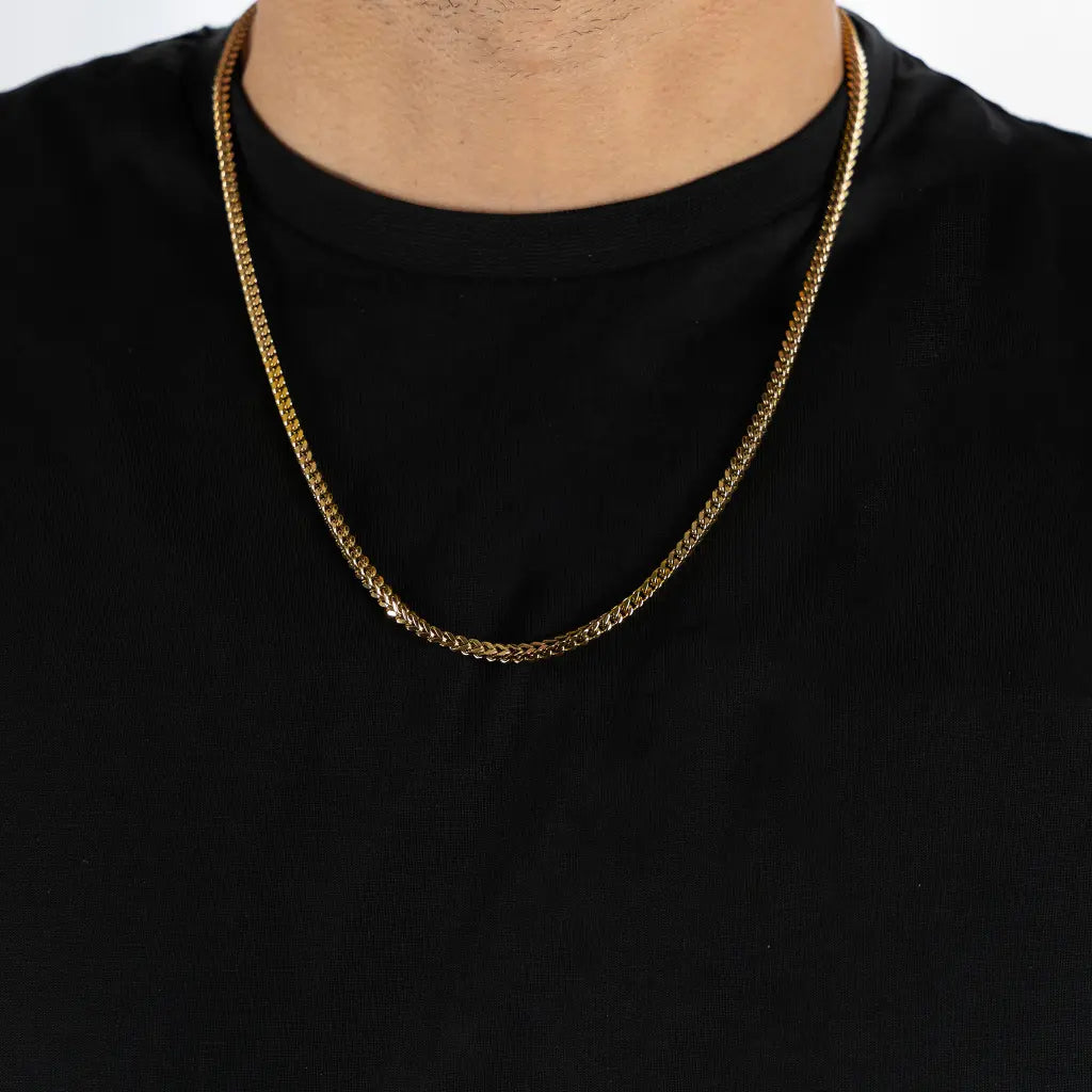 3mm Gold Franco Chain