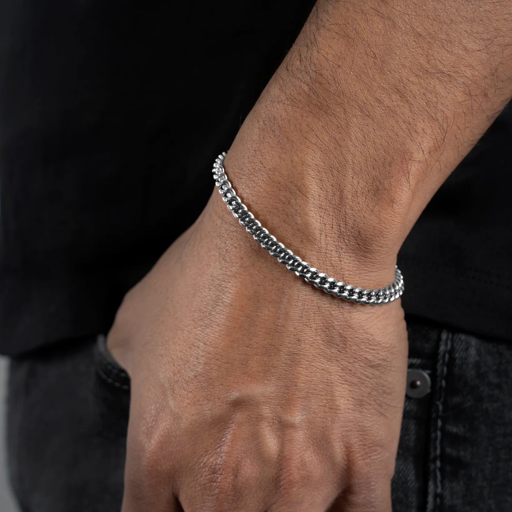 5mm Stainless Steel Miami Cuban Bracelet