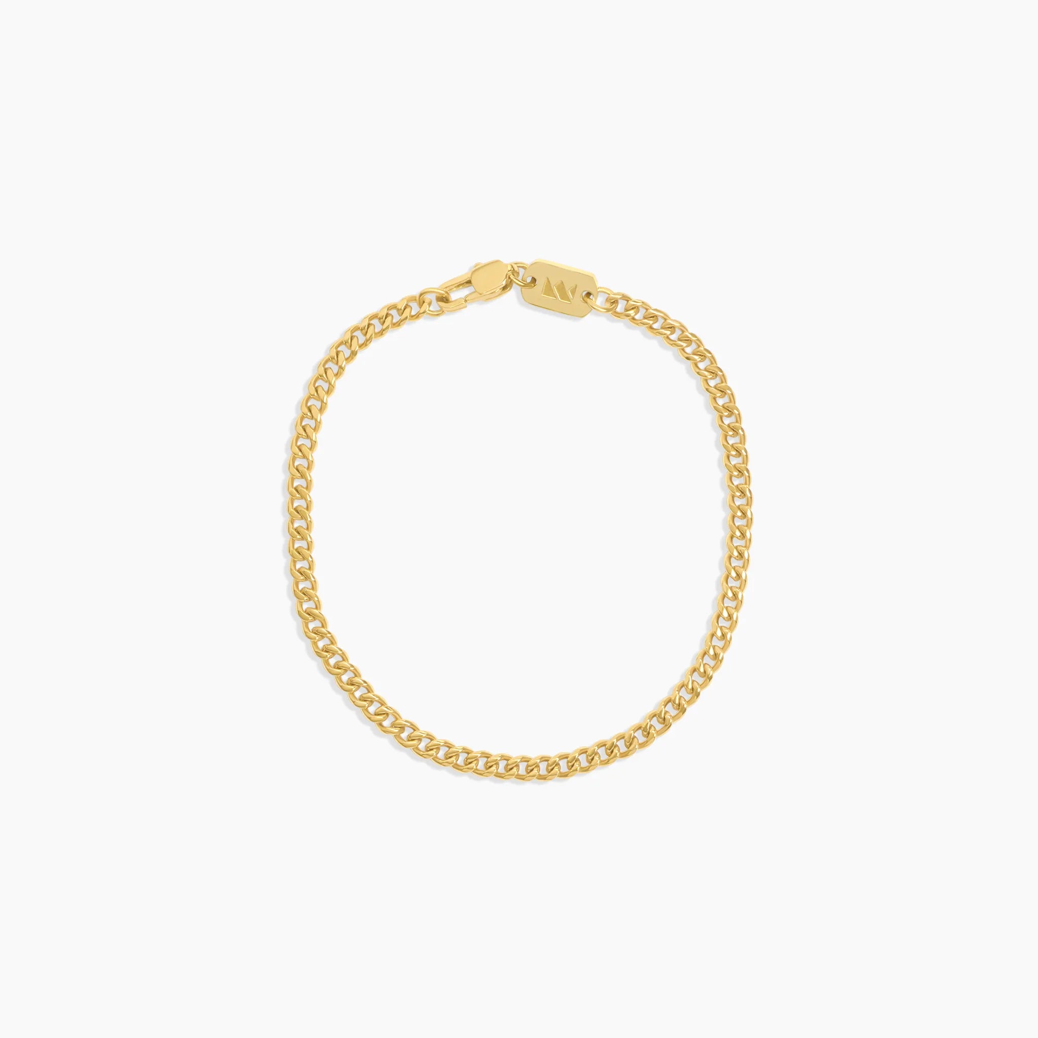 3mm Gold Miami Cuban Bracelet