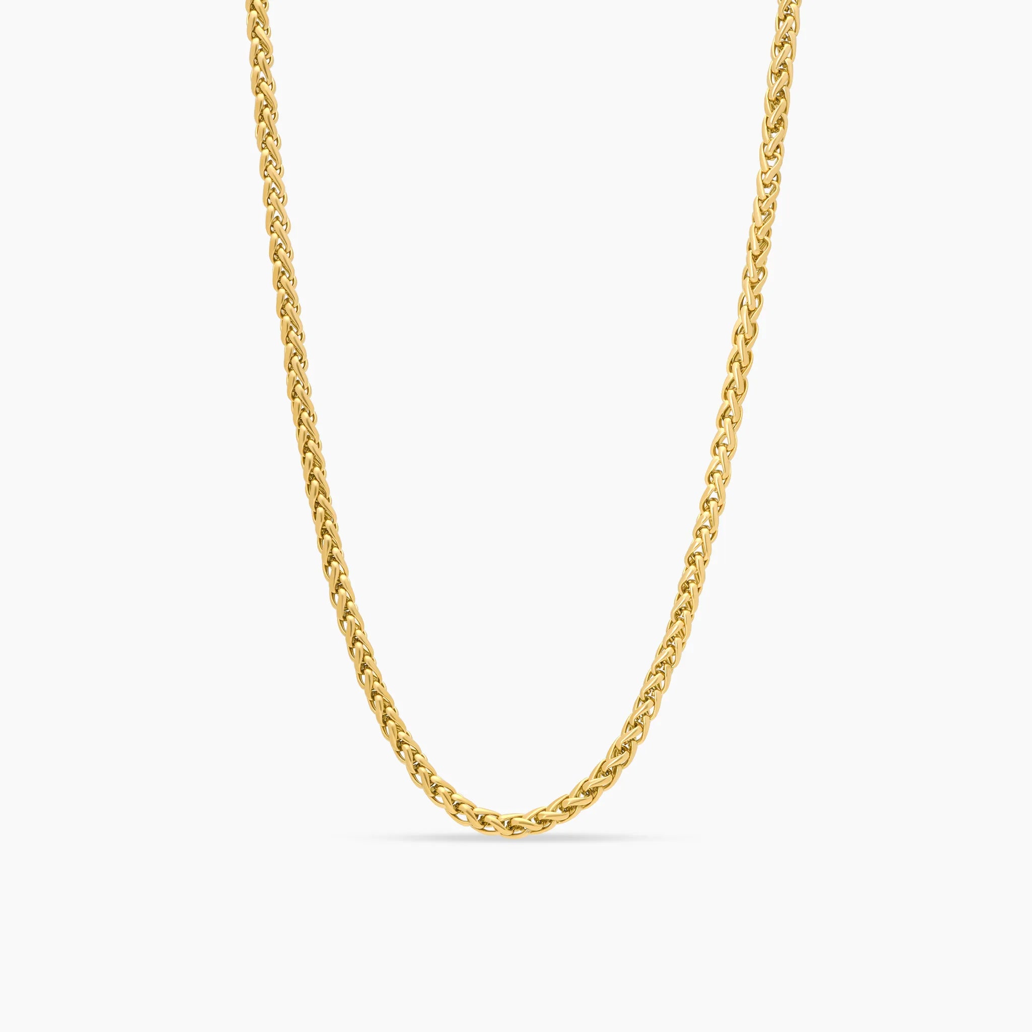 5mm Gold Wheat Chain