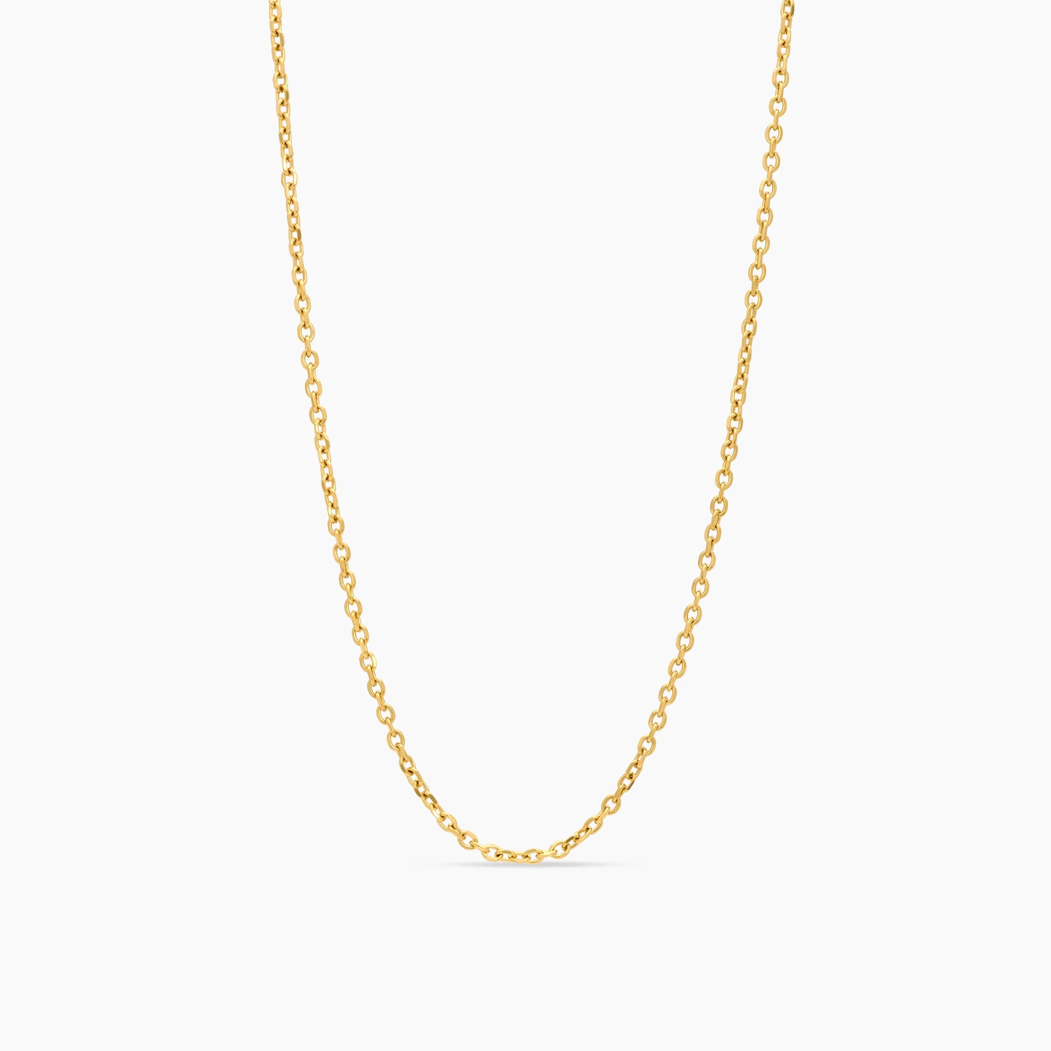 3mm Gold Cable Link Chain