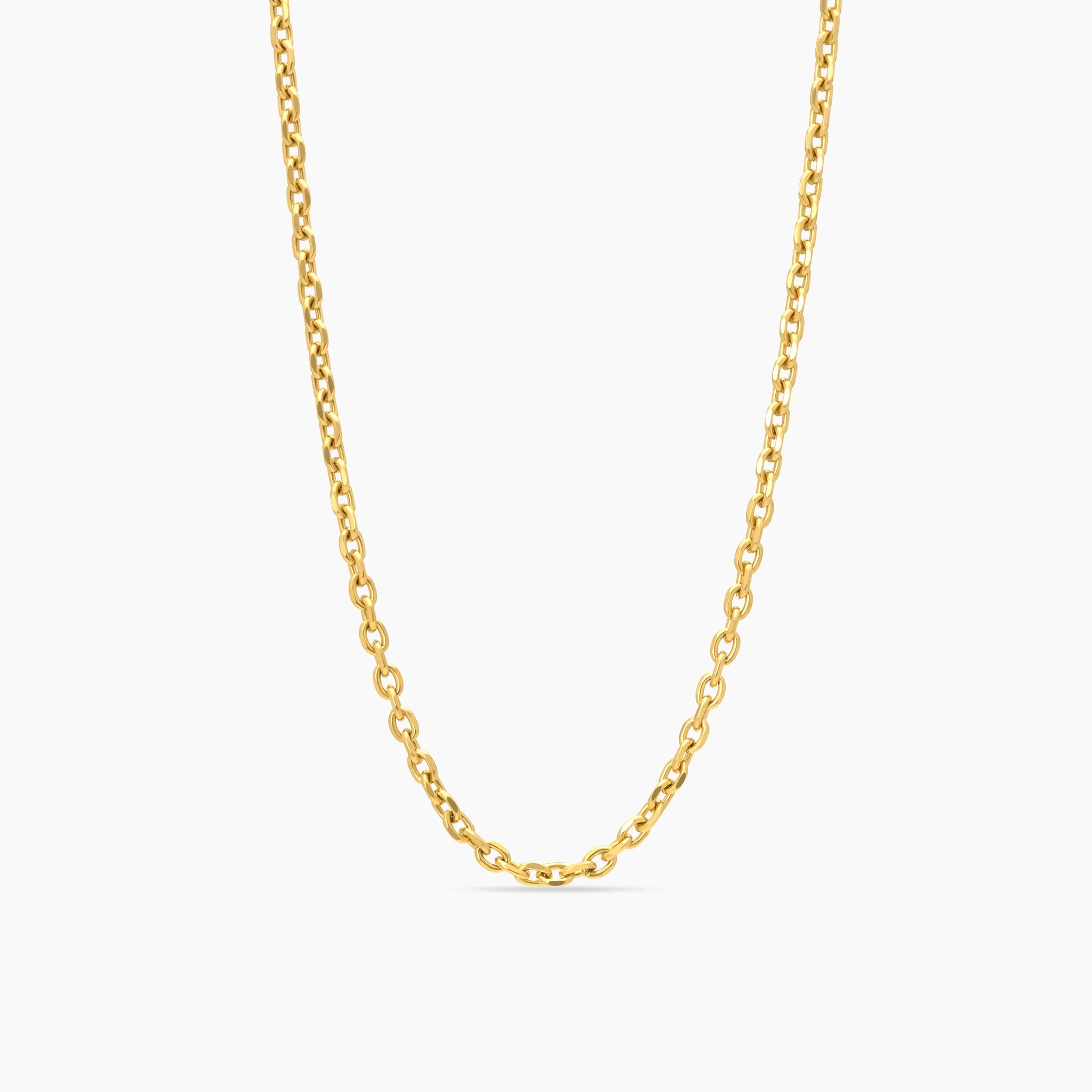 5mm Gold Cable Link Chain