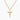 Gold Diamond CZ Angel Necklace