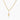 Gold Diamond CZ Lightning Bolt Necklace