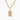 Gold Diamond CZ Jesus Piece Necklace