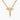 Gold Stainless Steel Angel Necklace