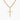 Gold Stainless Steel Cross Necklace