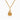 Gold Stainless Steel Wolf Necklace