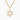 Gold Star of David Diamond CZ Necklace