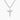 Silver Diamond CZ Angel Necklace