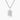 Silver Jesus Piece Necklace