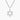 Silver Star of David Diamond CZ Necklace