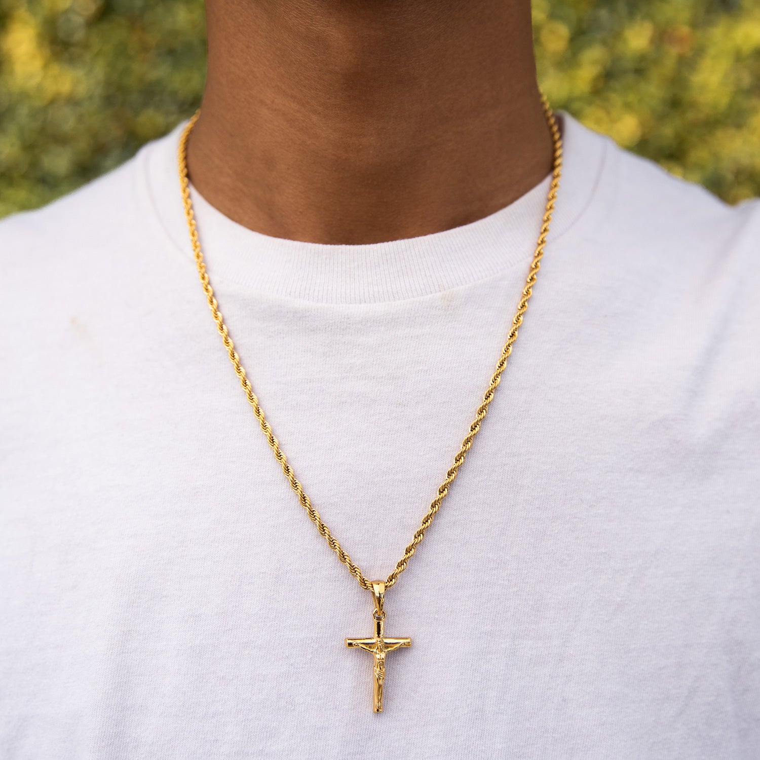 Cross Necklace Kohls Mens Gold Chains Gold Cross Pendants For Men